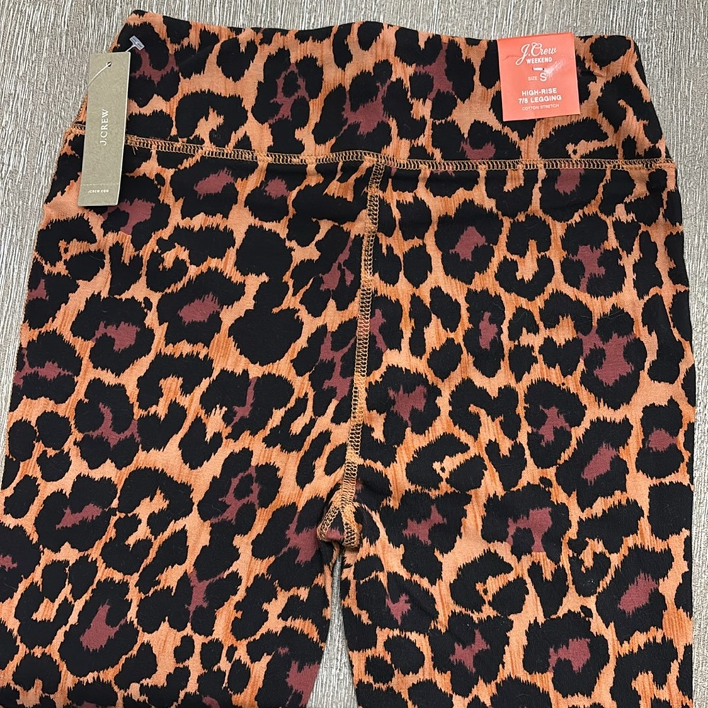 NWT J.Crew Weekend High Rise 7/8 Leggings - Picture 5 of 7